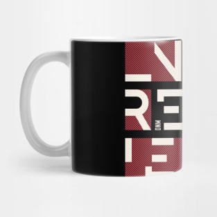 No Regrets - Urban Typography Mug